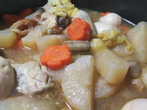 手羽元と野菜のおでん